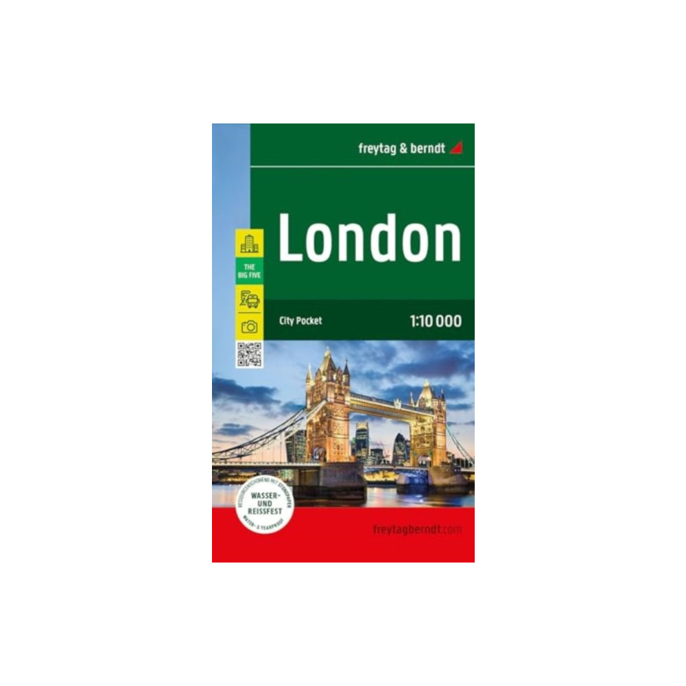 Produktbild för London, City Pocket, City Plan 1:10.000