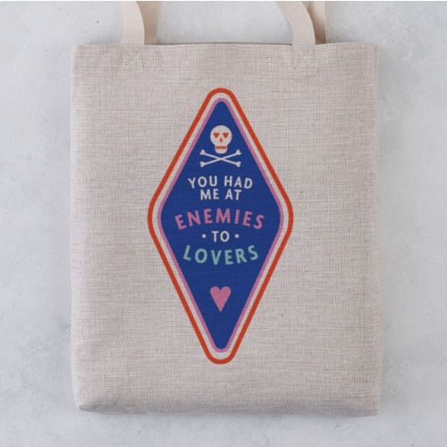 BOOKISHLY You Had Me At Enemies To Lovers Tote Bag