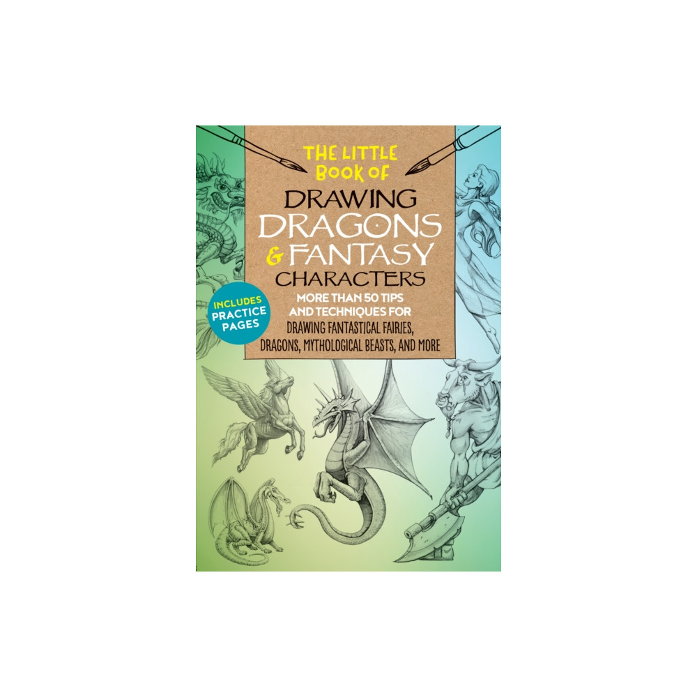 Produktbild för The Little Book of Drawing Dragons & Fantasy Characters (häftad, eng)