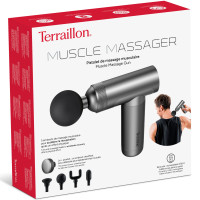 Produktbild för Massagepistol Muscle Massager med värme, 5st tillbehör