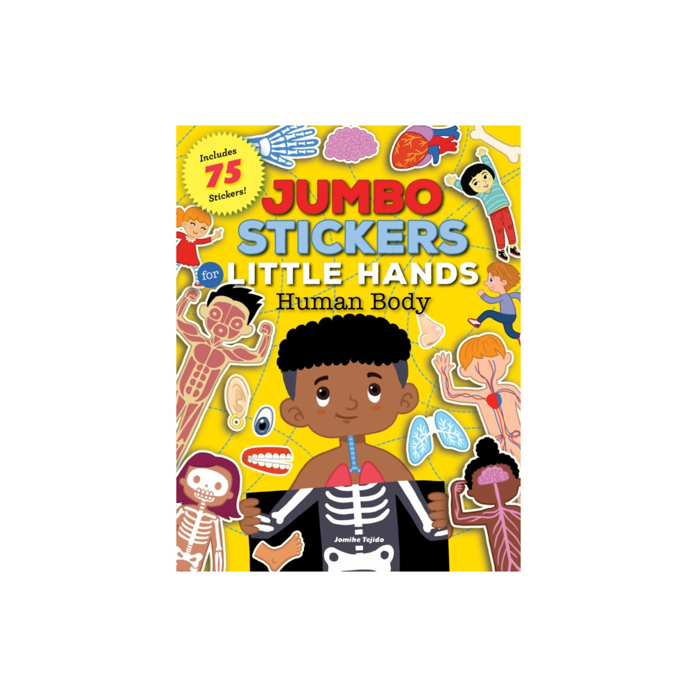 Produktbild för Jumbo Stickers for Little Hands: Human Body (häftad, eng)