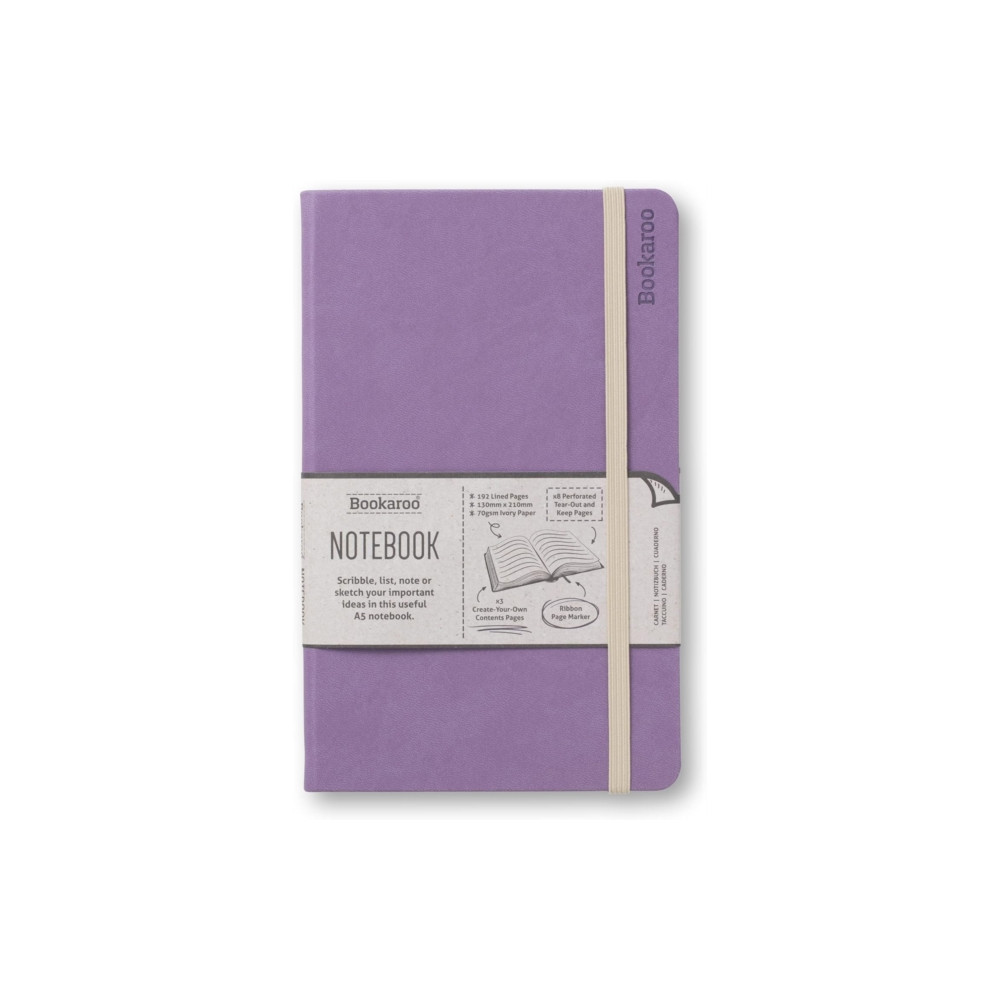 Produktbild för Bookaroo Notebook (A5) Journal - Aubergine