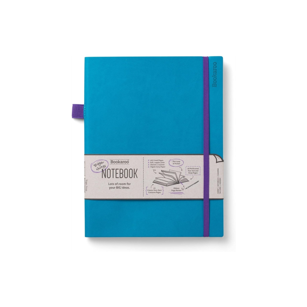 Produktbild för Bookaroo Bigger Things Notebook Journal - Turquoise