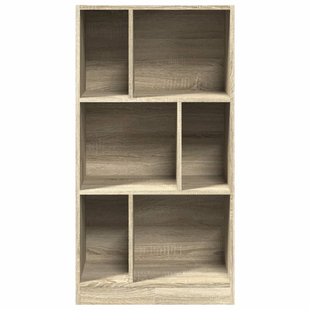 Produktbild för Bokhylla sonoma-ek 57x28,5x107,5 cm konstruerat trä