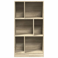 Produktbild för Bokhylla sonoma-ek 57x28,5x107,5 cm konstruerat trä
