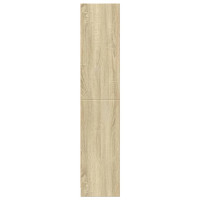 Produktbild för Bokhylla sonoma-ek 57x28,5x107,5 cm konstruerat trä