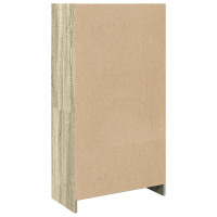 Produktbild för Bokhylla sonoma-ek 57x28,5x107,5 cm konstruerat trä