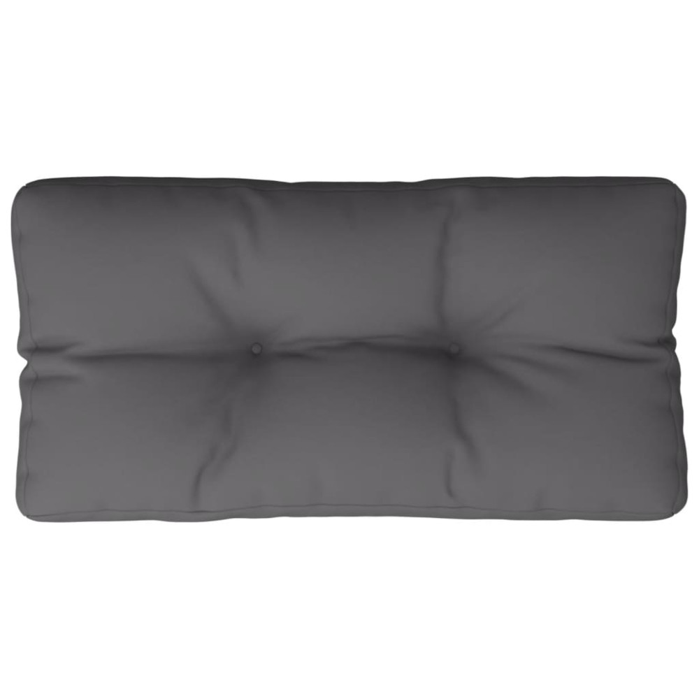 Produktbild för Palldyna antracit 80x40x12 cm tyg
