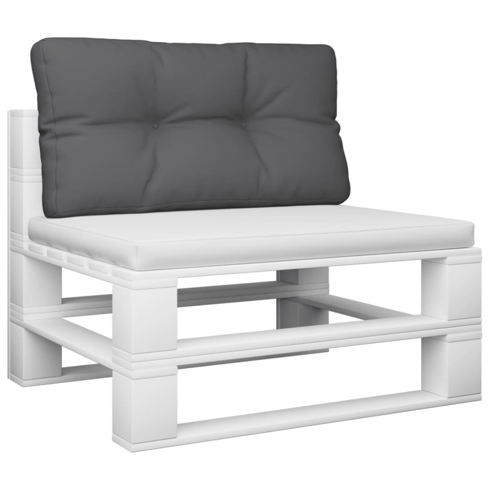 Produktbild för Palldyna antracit 80x40x12 cm tyg