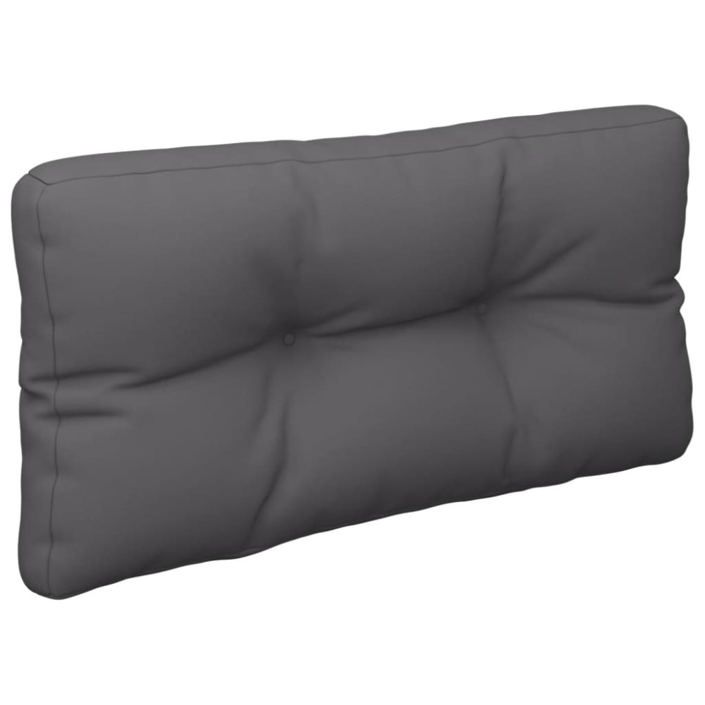 Produktbild för Palldyna antracit 80x40x12 cm tyg