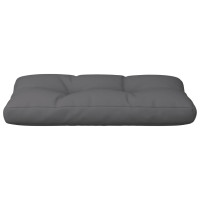 Produktbild för Palldyna antracit 80x40x12 cm tyg