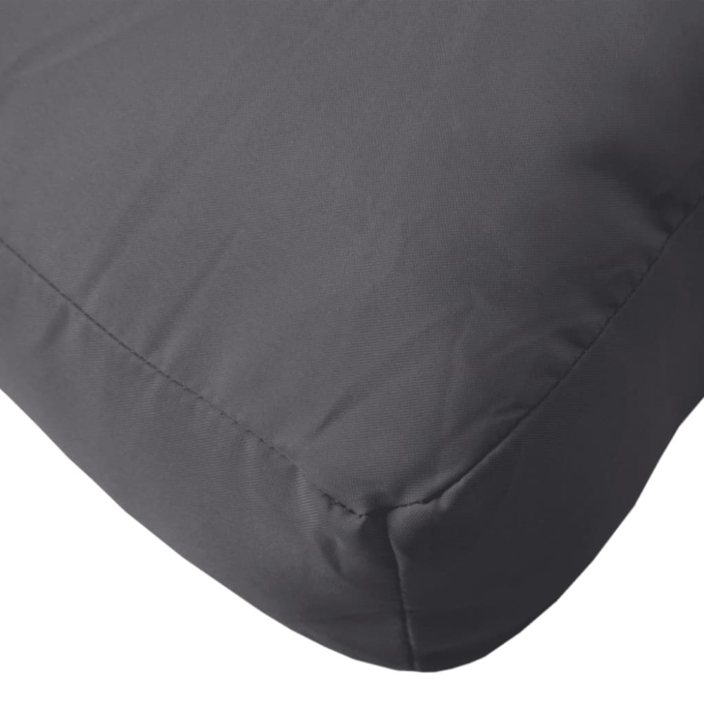 Produktbild för Palldyna antracit 80x40x12 cm tyg