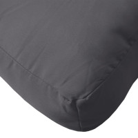 Produktbild för Palldyna antracit 80x40x12 cm tyg