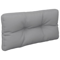 Produktbild för Palldyna grå 80x40x12 cm tyg