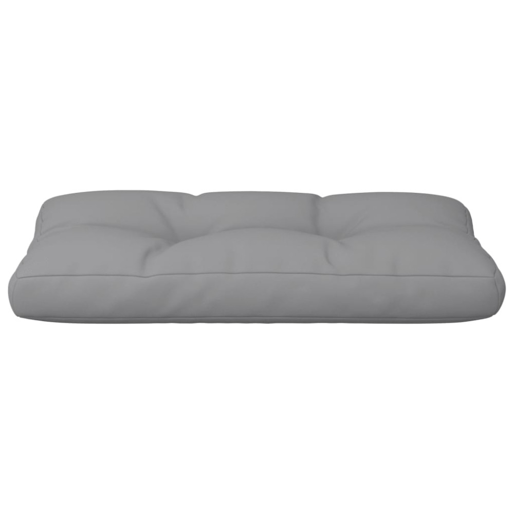 Produktbild för Palldyna grå 80x40x12 cm tyg
