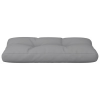 Produktbild för Palldyna grå 80x40x12 cm tyg