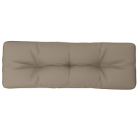 Produktbild för Palldyna taupe 120x40x12 cm tyg