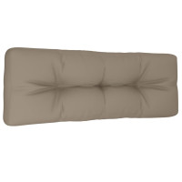 Produktbild för Palldyna taupe 120x40x12 cm tyg