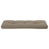 Produktbild för Palldyna taupe 120x40x12 cm tyg