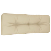 Produktbild för Palldyna beige 120x40x12 cm tyg