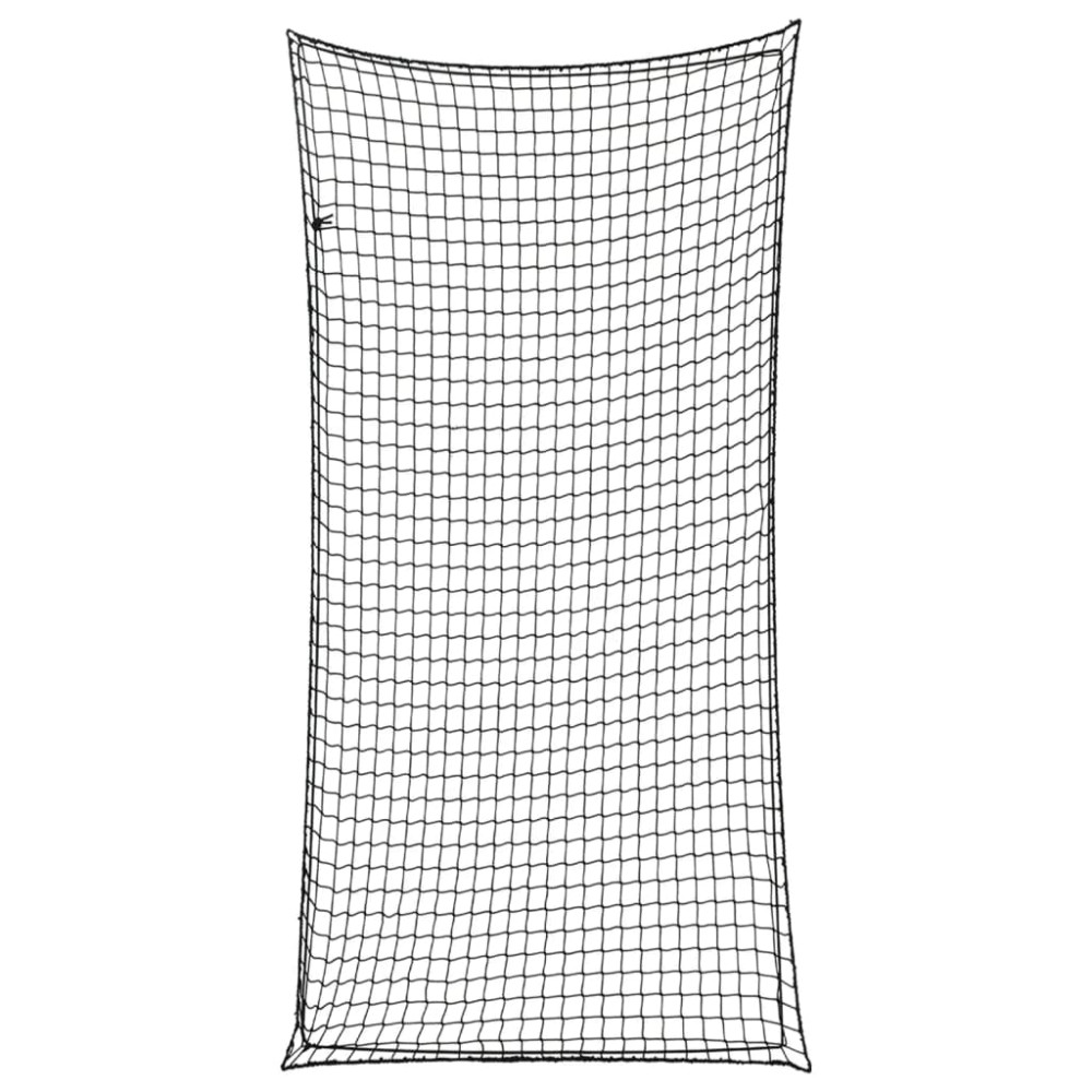 Produktbild för Lastnät med elastiskt rep svart 4x2 m PP