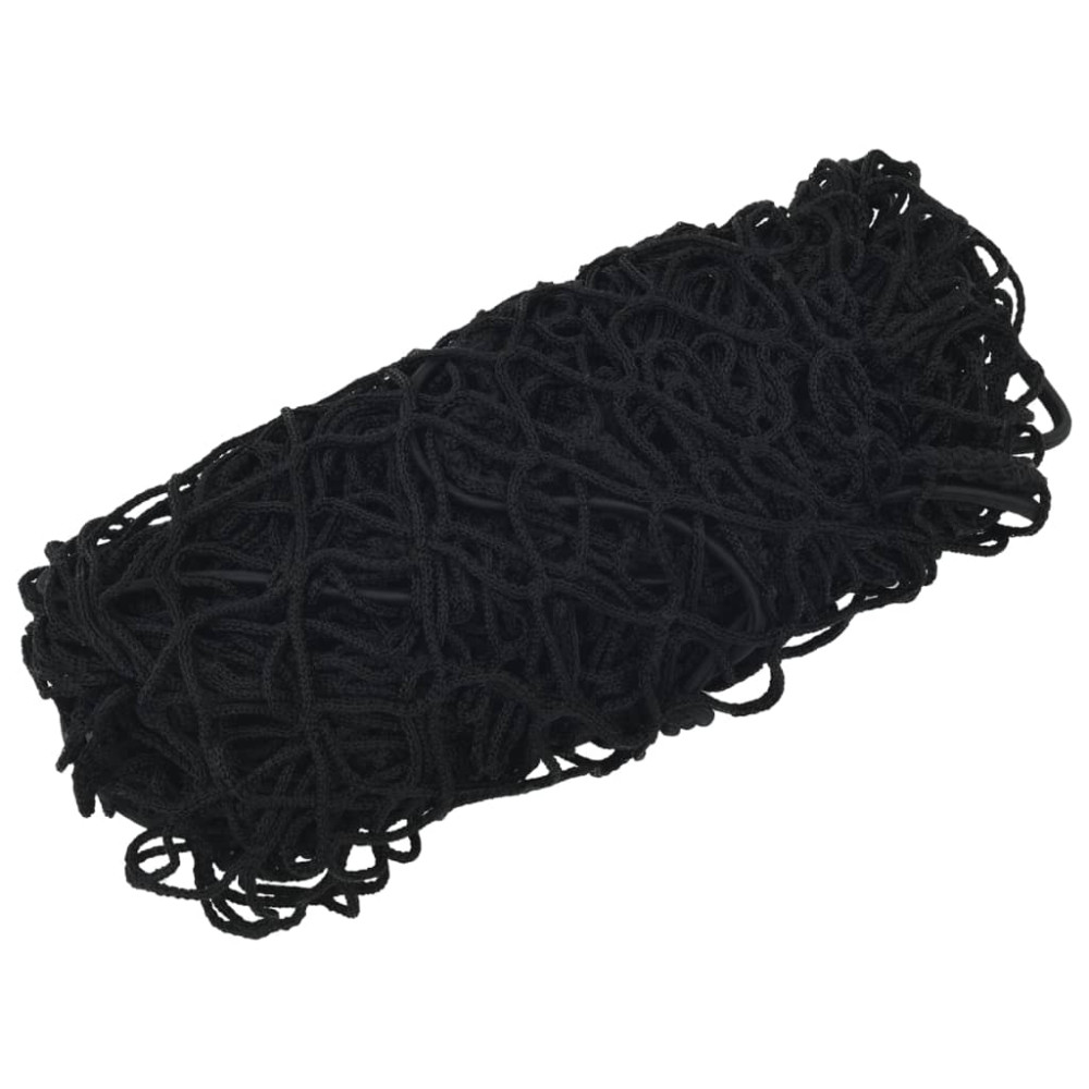 Produktbild för Lastnät med elastiskt rep svart 4x2 m PP