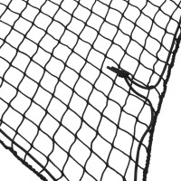 Produktbild för Lastnät med elastiskt rep svart 4x2 m PP