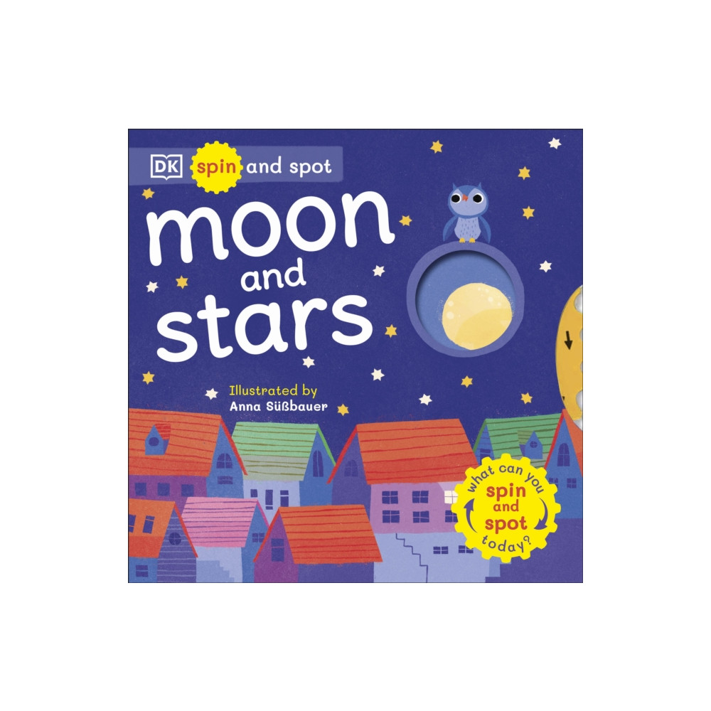 Produktbild för Spin and Spot: Moon and Stars (bok, board book, eng)