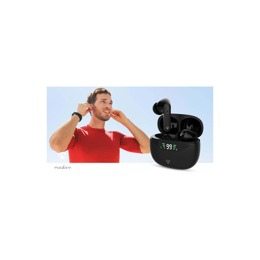 Produktbild för Headset NEDIS TWS ANC In-Ear BT