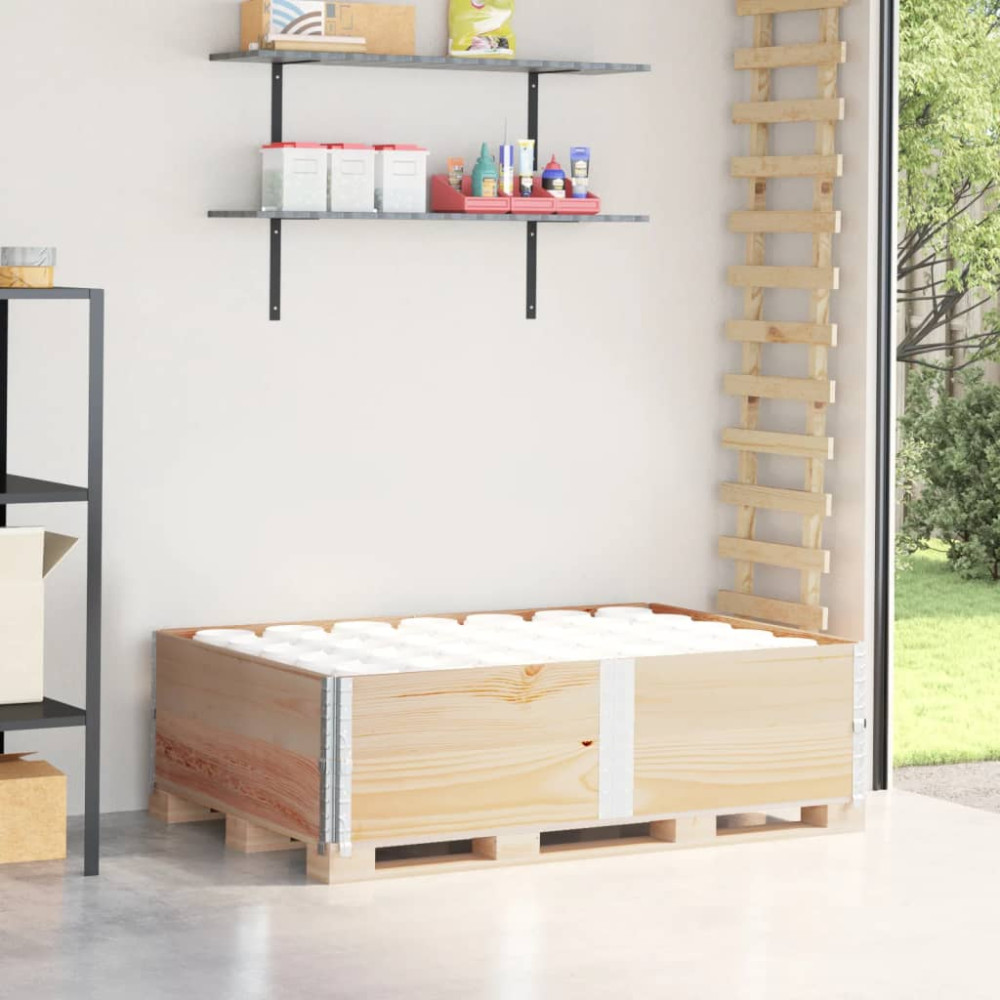 Produktbild för Pallkragar 2 st 150x100 cm massivt furu