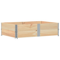 Produktbild för Pallkragar 2 st 150x100 cm massivt furu
