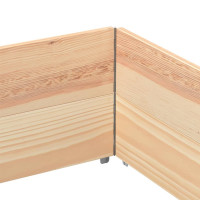 Produktbild för Pallkragar 2 st 150x100 cm massivt furu
