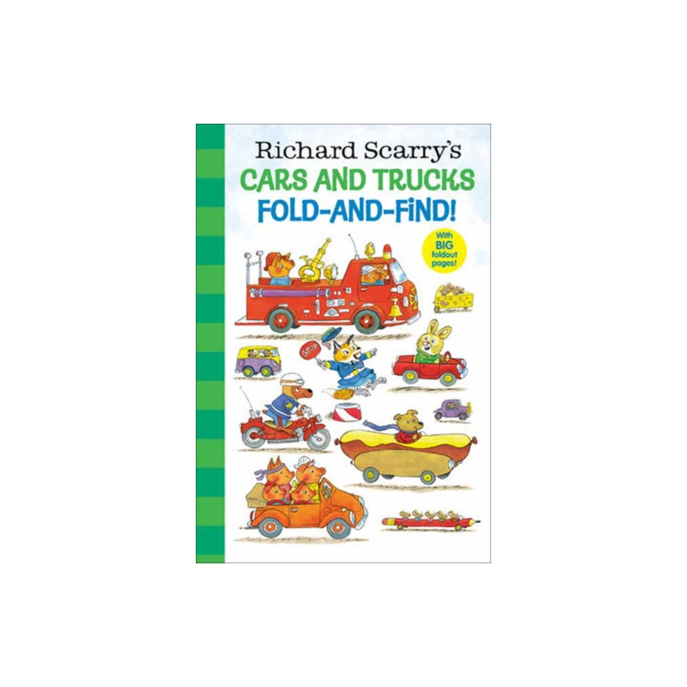 Produktbild för Richard Scarry's Cars and Trucks Fold-and-Find! (inbunden, eng)
