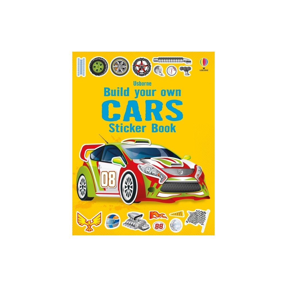 Produktbild för Build your own Cars Sticker book (häftad, eng)
