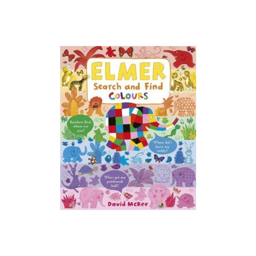 Produktbild för Elmer Search and Find Colours (bok, board book, eng)
