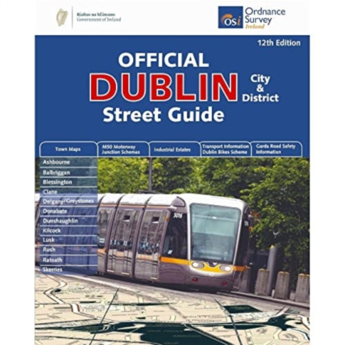 Ordnance Survey Official Dublin City & District Street Guide (bok, spiral, eng)