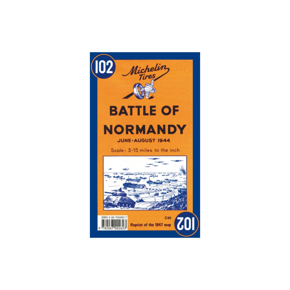 Produktbild för Battle of Normandy - Michelin Historical Map 102