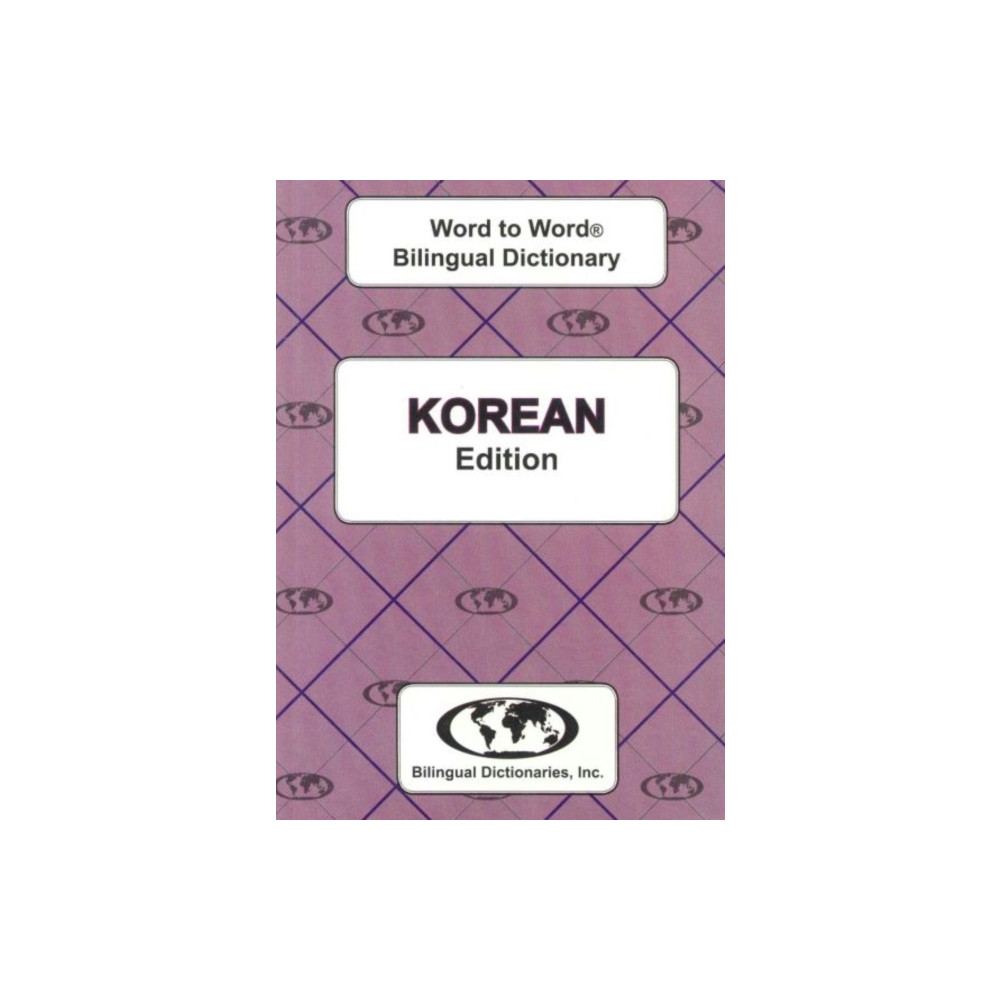 Produktbild för English-Korean & Korean-English Word-to-Word Dictionary (häftad, eng)