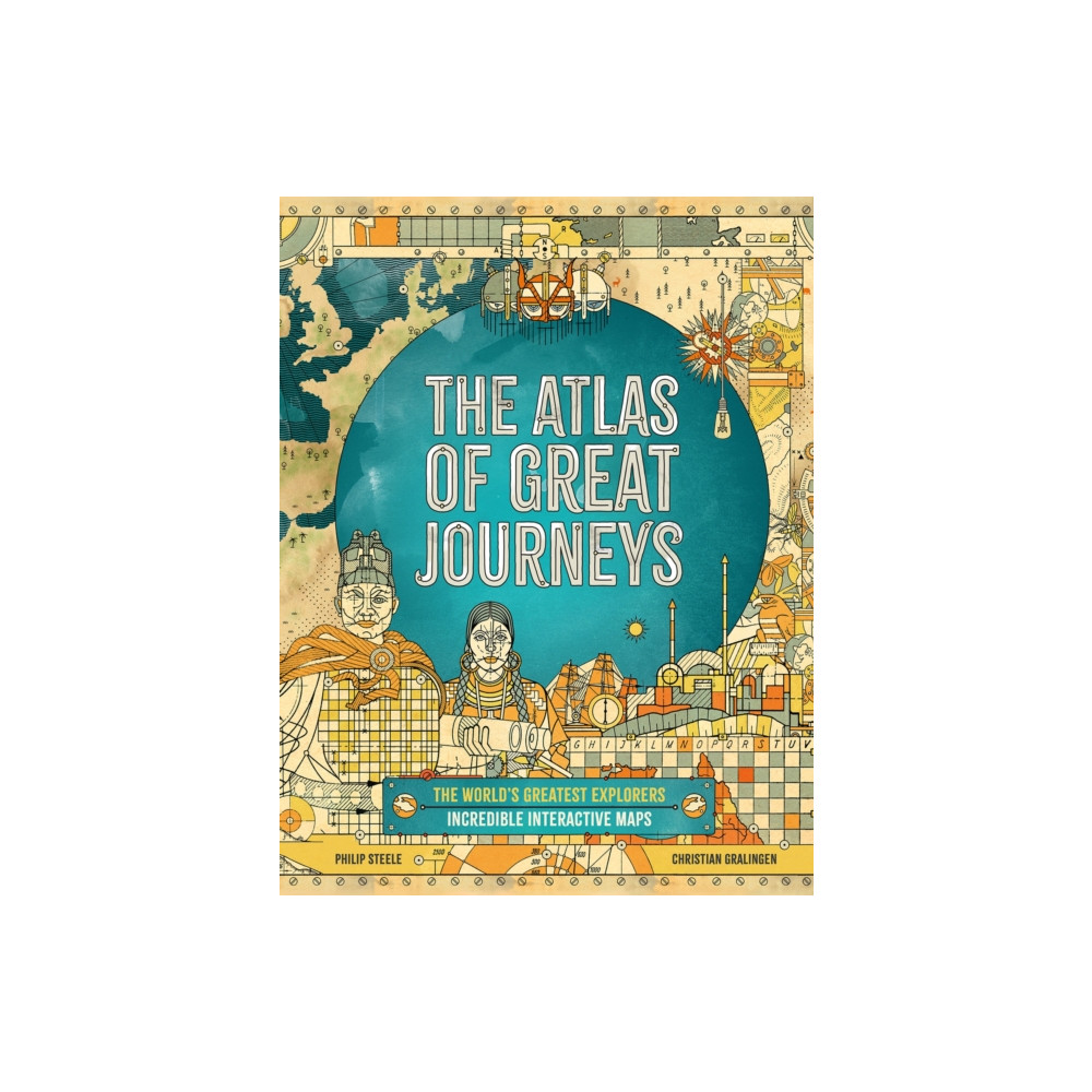 Produktbild för The Atlas of Great Journeys (inbunden, eng)