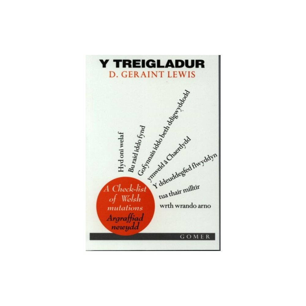 Produktbild för Treigladur, Y - A Check-List of Welsh Mutations (Argraffiad Newydd) (häftad, wel)