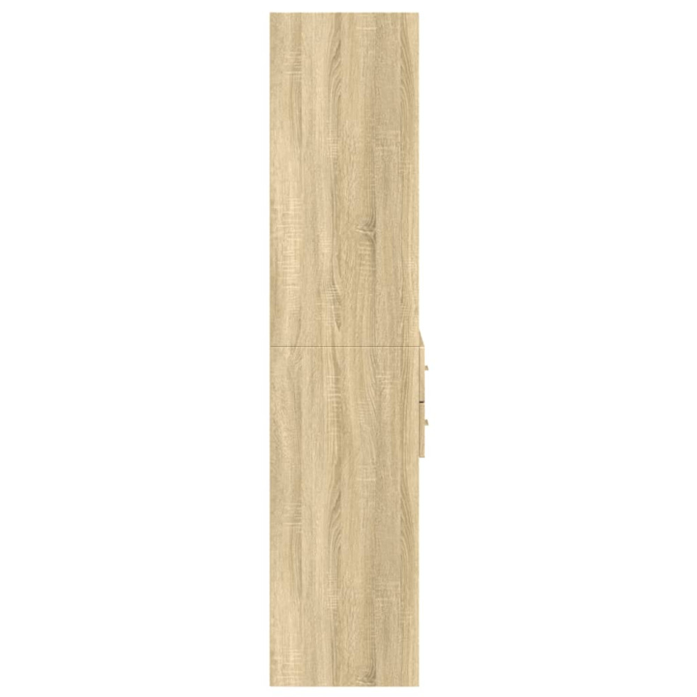 Produktbild för Högskåp sonoma-ek 70x42,5x185 cm konstruerat trä