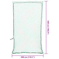 Produktbild för Lastnät med elastiskt rep grön 5x3 m PP