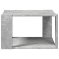 Produktbild för Soffbord betonggrå 51,5x51,5x30 cm konstruerat trä