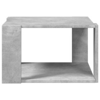 Produktbild för Soffbord betonggrå 51,5x51,5x30 cm konstruerat trä