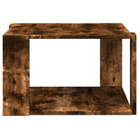 Produktbild för Soffbord rökfärgad ek 51,5x51,5x30 cm konstruerat trä