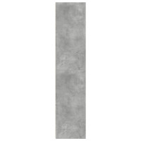 Produktbild för Högskåp betonggrå 45x41x185 cm konstruerat trä