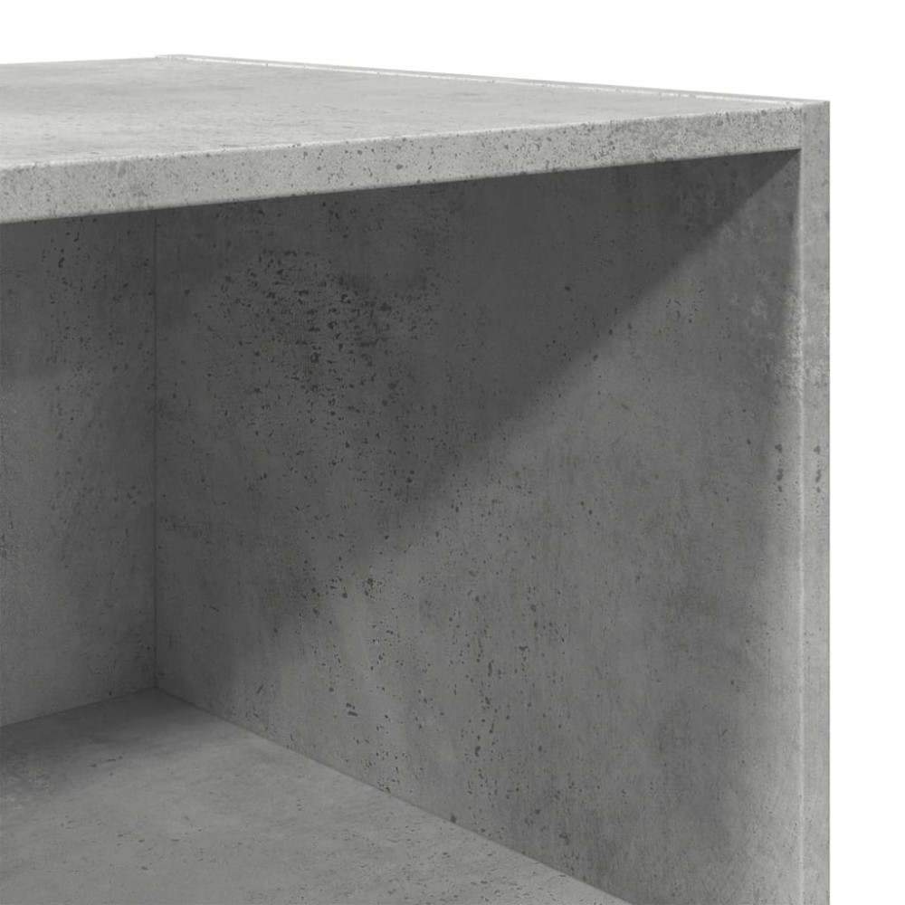 Produktbild för Högskåp betonggrå 45x41x185 cm konstruerat trä