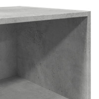 Produktbild för Högskåp betonggrå 45x41x185 cm konstruerat trä