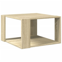 Produktbild för Soffbord sonoma-ek 51,5x51,5x30 cm konstruerat trä