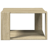 Produktbild för Soffbord sonoma-ek 51,5x51,5x30 cm konstruerat trä